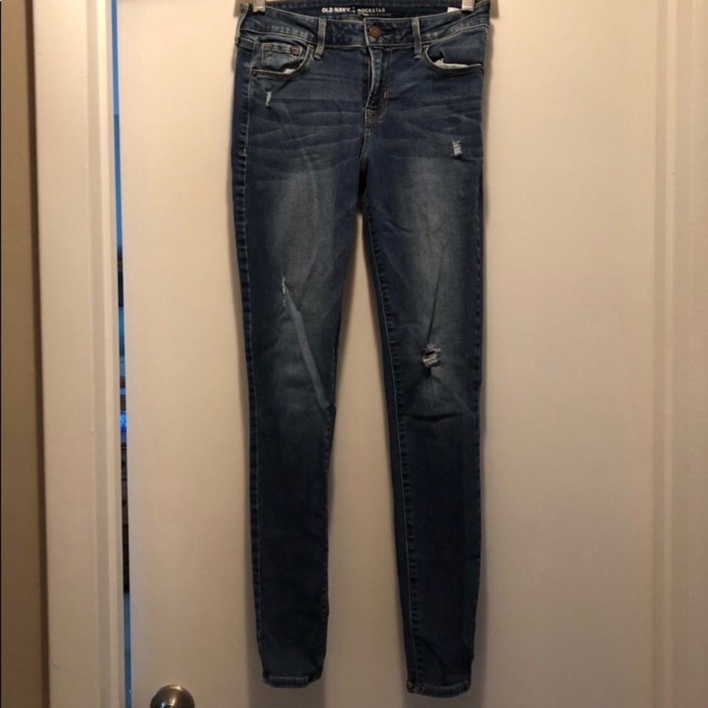 Old navy mid rise rockstar jeans